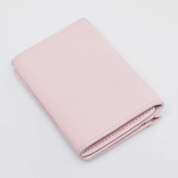 Balenciaga Light Pink Leather Papier Mini Wallet - Picture 3 of 11